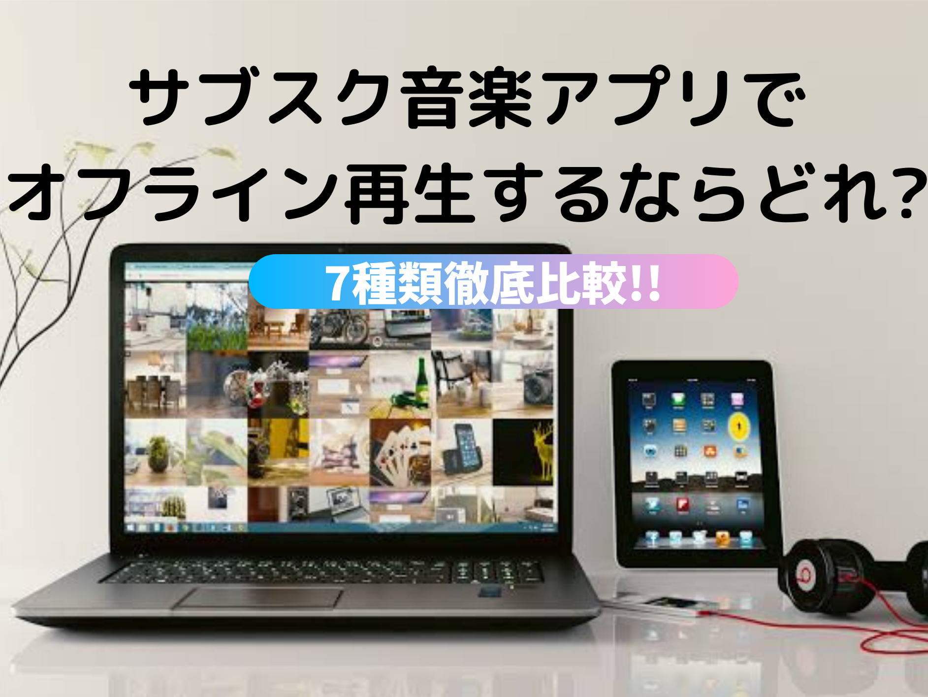 サブスク音楽アプリでオフライン再生するならどれ 7種類を徹底比較 那須塩原 貸別荘を営む森のもかさん