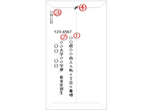 教育実習のお礼状の封筒に最適なのはこれ 宛名の詳しい書き方も解説 那須塩原 貸別荘を営む森のもかさん