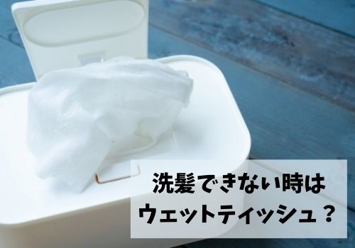 髪が洗えない時にはウェットティッシュが使える 対処法も紹介 那須塩原 貸別荘を営む森のもかさん